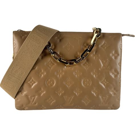 louis vuitton lambskin embossed monogram coussin pm camel|Coussin PM Coussin .